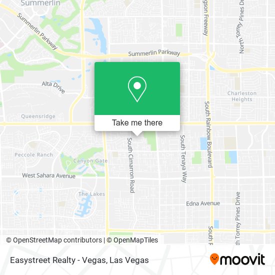 Mapa de Easystreet Realty - Vegas