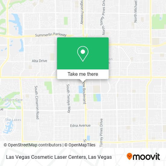 Mapa de Las Vegas Cosmetic Laser Centers