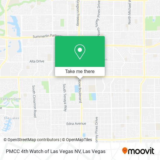 PMCC 4th Watch of Las Vegas NV map