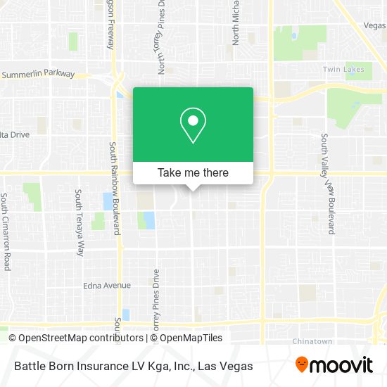 Mapa de Battle Born Insurance LV Kga, Inc.