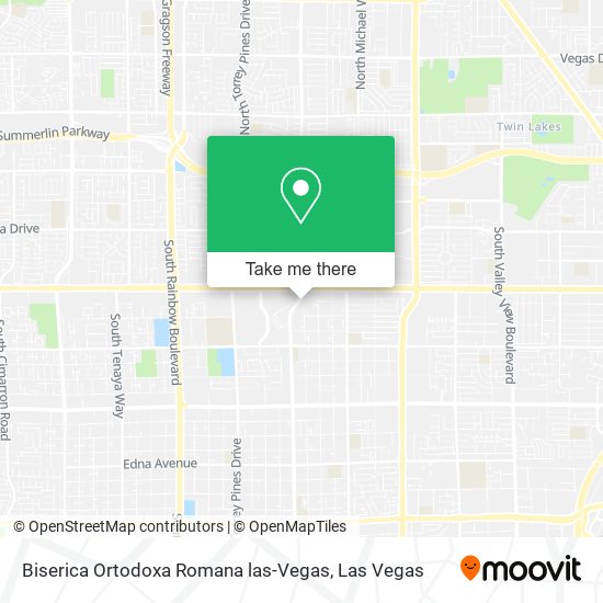 Mapa de Biserica Ortodoxa Romana las-Vegas