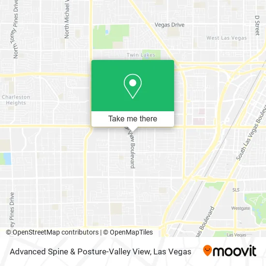Advanced Spine & Posture-Valley View map