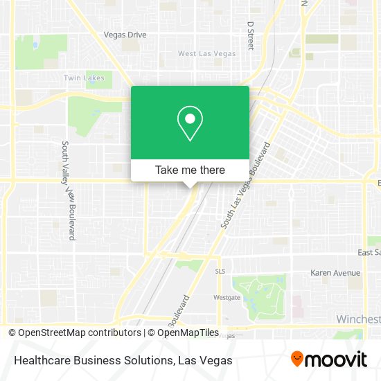 Healthcare Business Solutions map