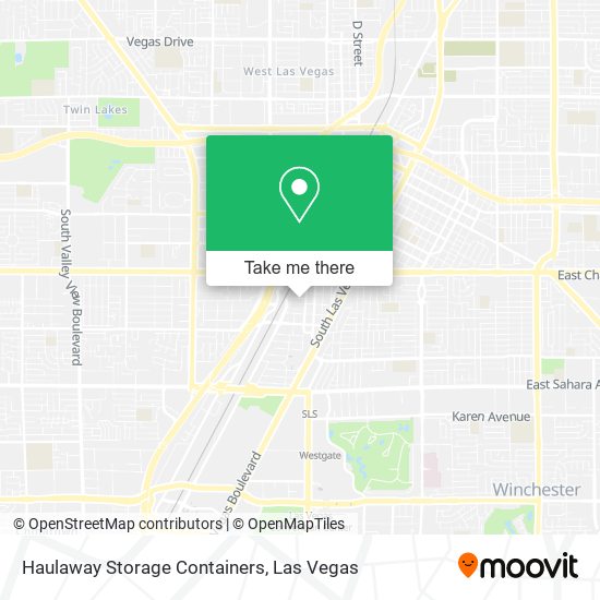 Haulaway Storage Containers map