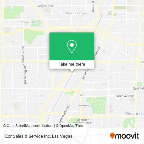 Mapa de Ecr Sales & Service Inc