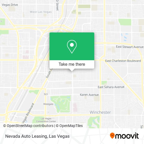 Mapa de Nevada Auto Leasing