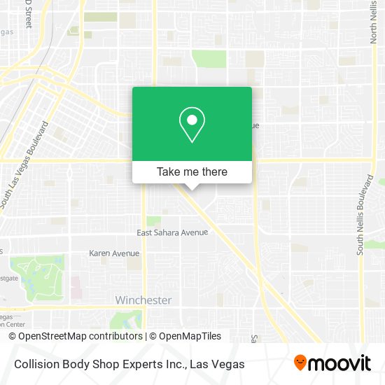 Collision Body Shop Experts Inc. map