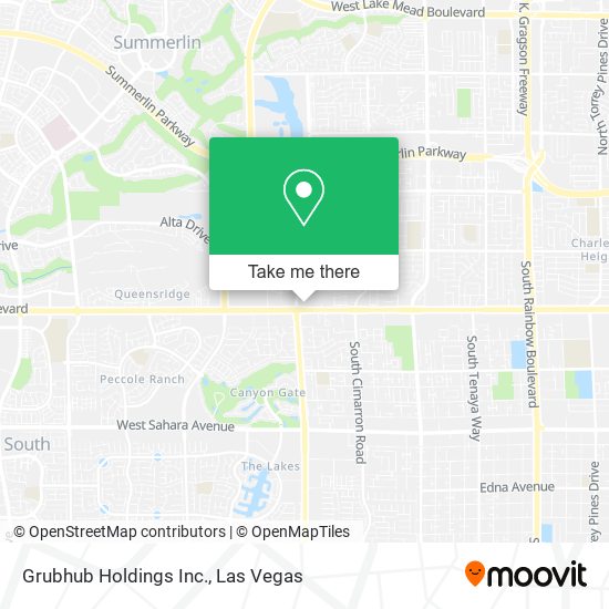 Grubhub Holdings Inc. map