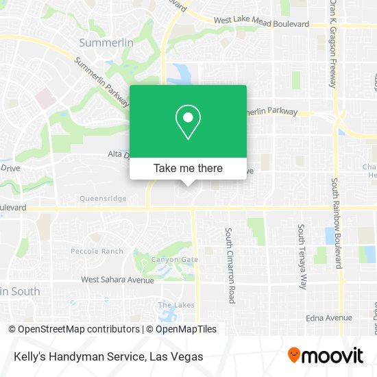 Kelly's Handyman Service map