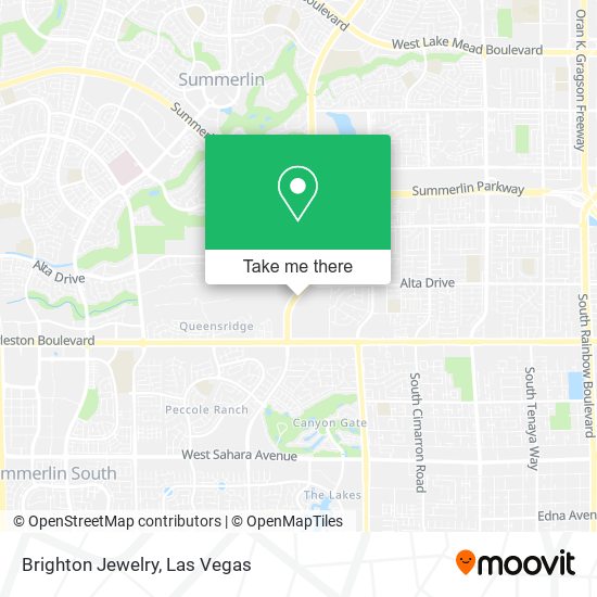 Mapa de Brighton Jewelry