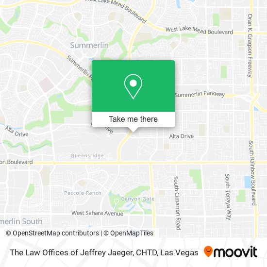Mapa de The Law Offices of Jeffrey Jaeger, CHTD