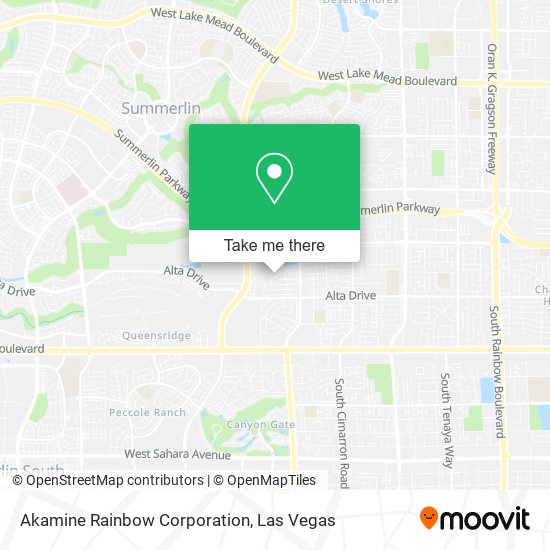 Akamine Rainbow Corporation map