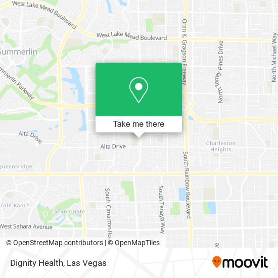Mapa de Dignity Health