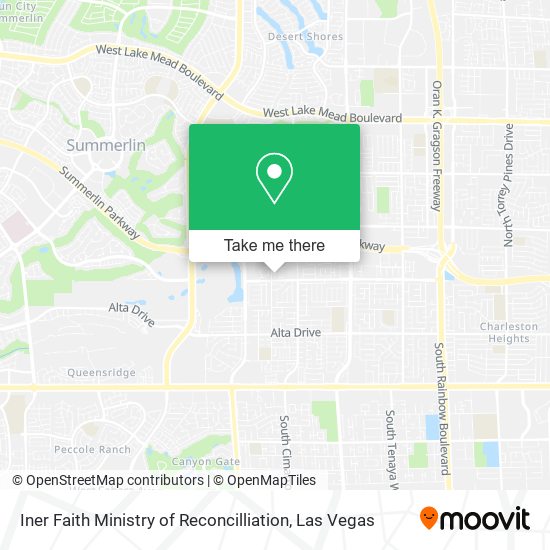 Mapa de Iner Faith Ministry of Reconcilliation