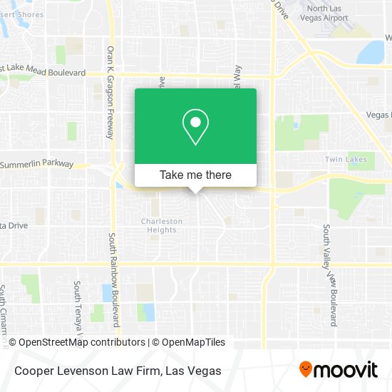 Cooper Levenson Law Firm map