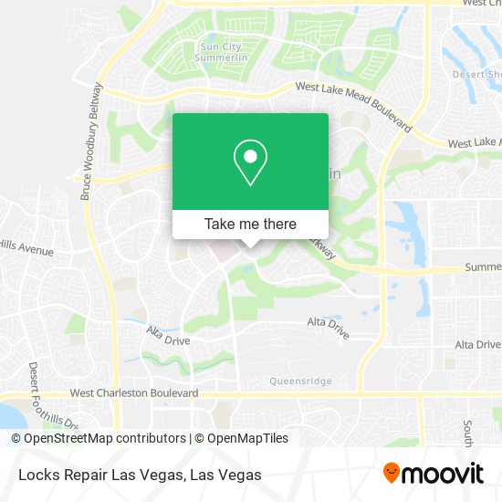 Locks Repair Las Vegas map