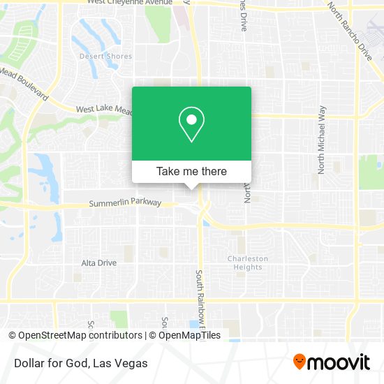 Mapa de Dollar for God