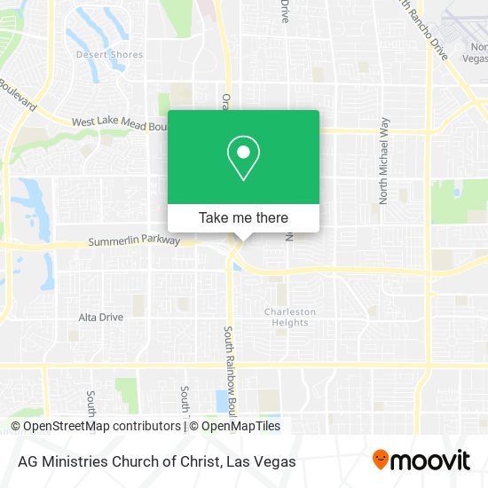 AG Ministries Church of Christ map