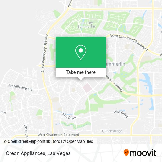 Mapa de Oreon Appliances