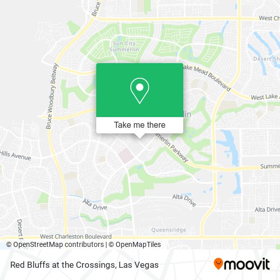 Mapa de Red Bluffs at the Crossings