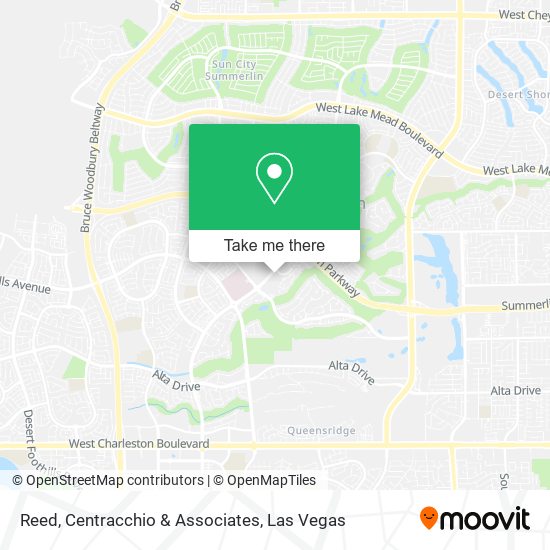 Reed, Centracchio & Associates map