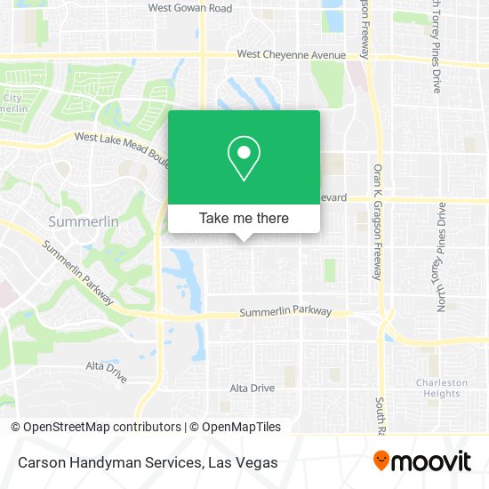 Carson Handyman Services map