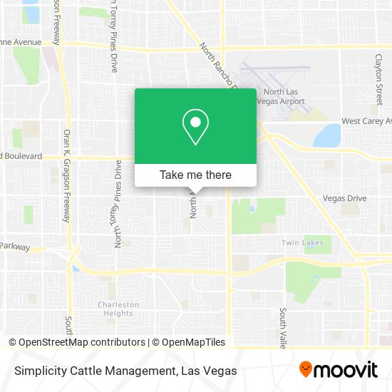 Mapa de Simplicity Cattle Management