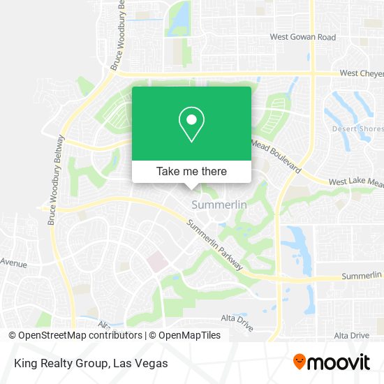 King Realty Group map