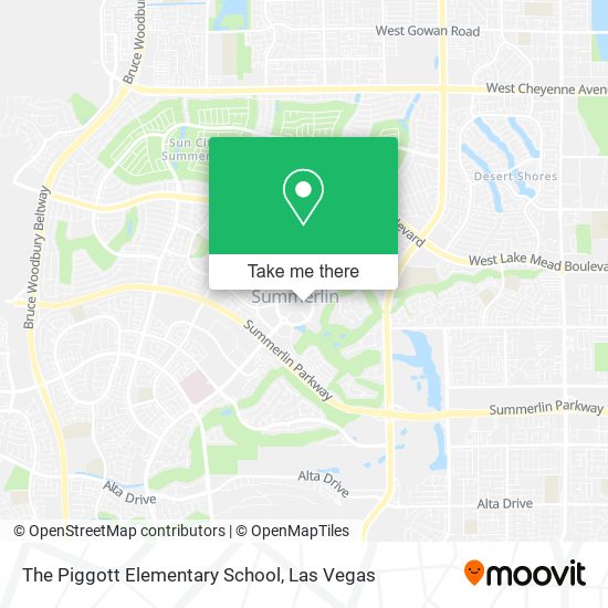 The Piggott Elementary School map