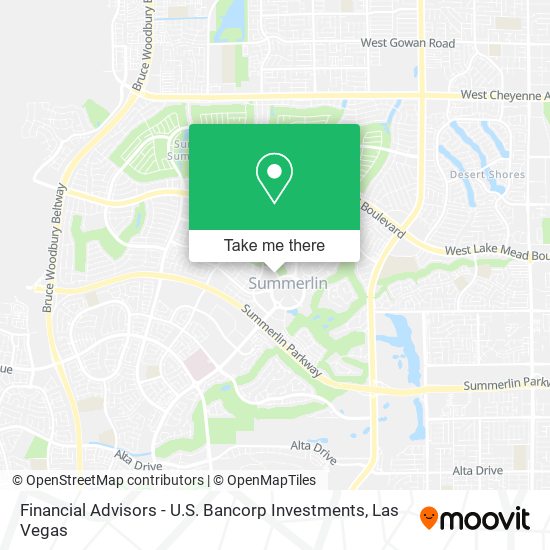 Financial Advisors - U.S. Bancorp Investments map