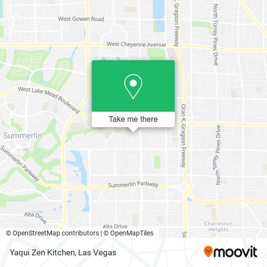 Yaqui Zen Kitchen map