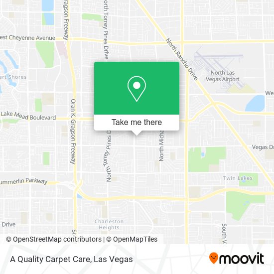 A Quality Carpet Care map