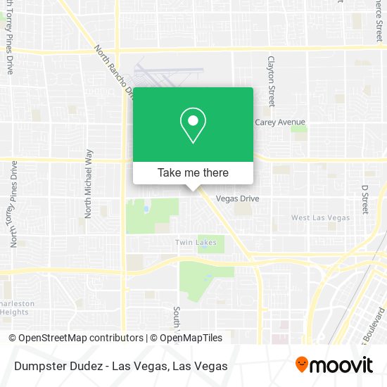 Dumpster Dudez - Las Vegas map