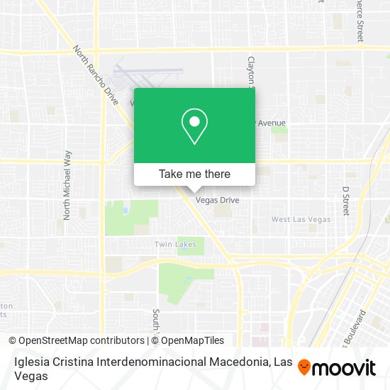 Iglesia Cristina Interdenominacional Macedonia map