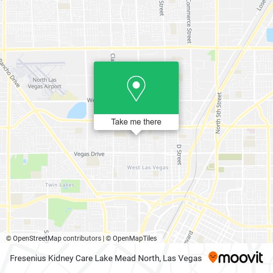 Mapa de Fresenius Kidney Care Lake Mead North