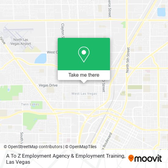 A To Z Employment Agency & Employment Training map