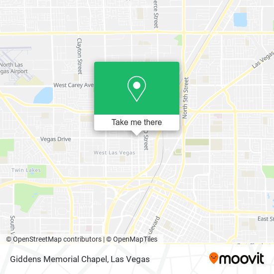Giddens Memorial Chapel map