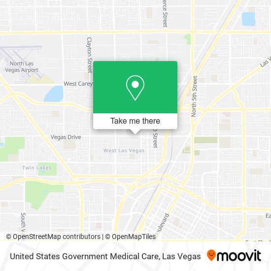 Mapa de United States Government Medical Care