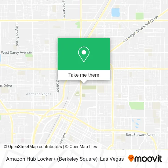 Amazon Hub Locker+ (Berkeley Square) map