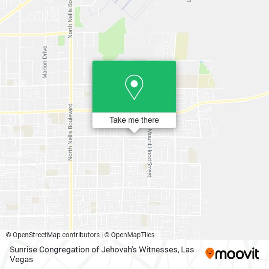 Sunrise Congregation of Jehovah's Witnesses map
