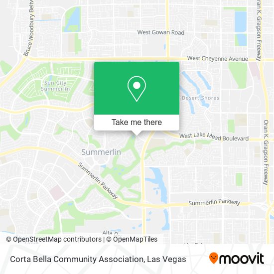 Corta Bella Community Association map