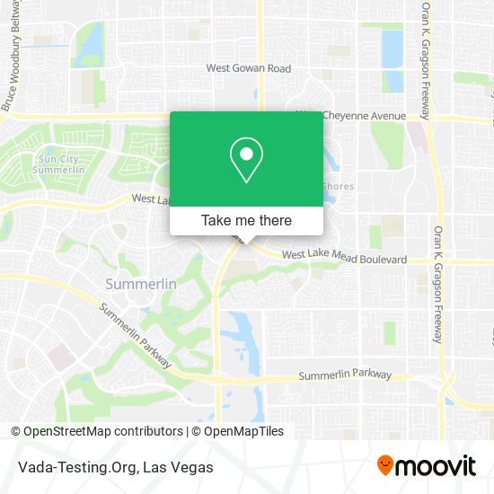 Mapa de Vada-Testing.Org