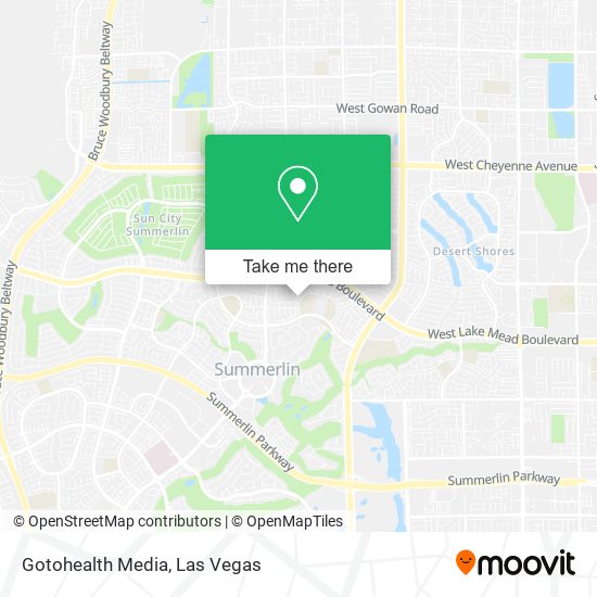 Mapa de Gotohealth Media