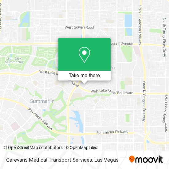 Mapa de Carevans Medical Transport Services