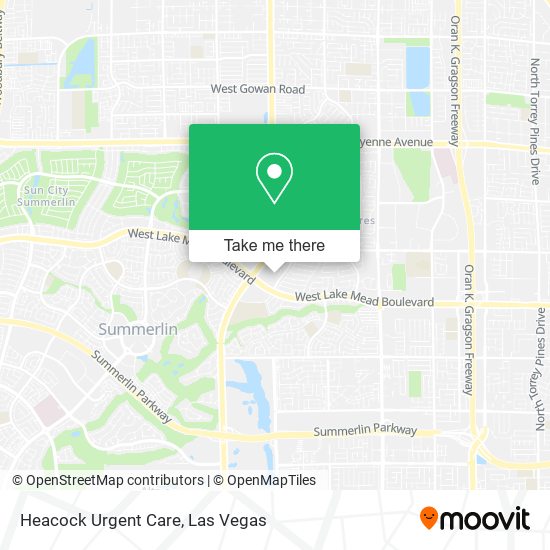 Mapa de Heacock Urgent Care