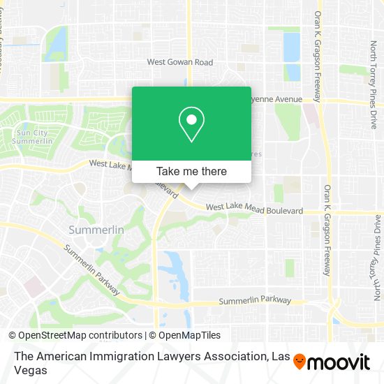 The American Immigration Lawyers Association map