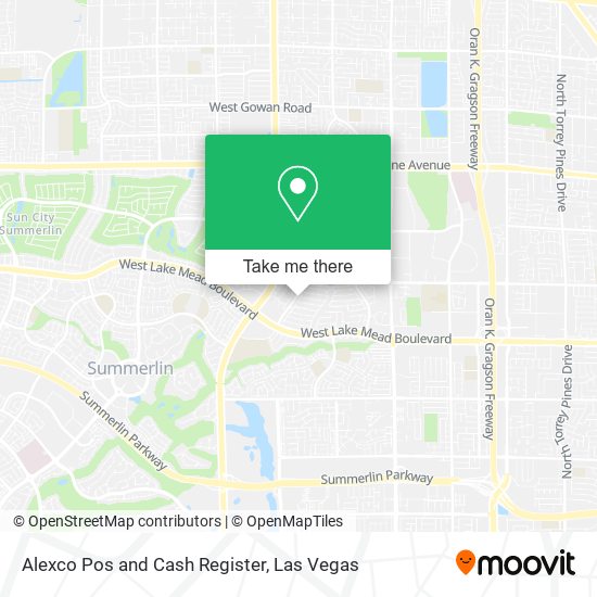 Alexco Pos and Cash Register map