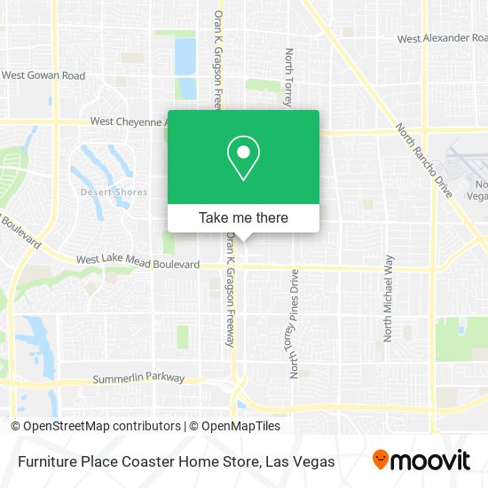 Furniture Place Coaster Home Store map