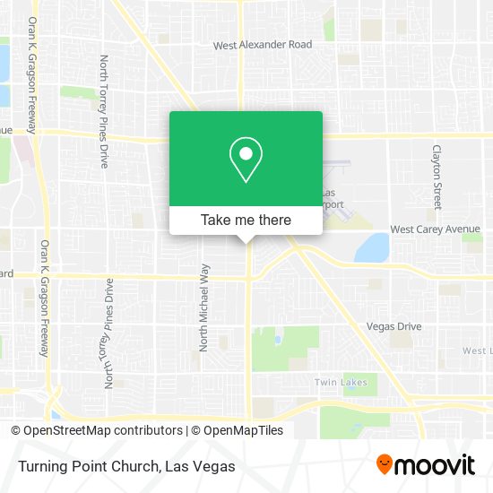 Mapa de Turning Point Church