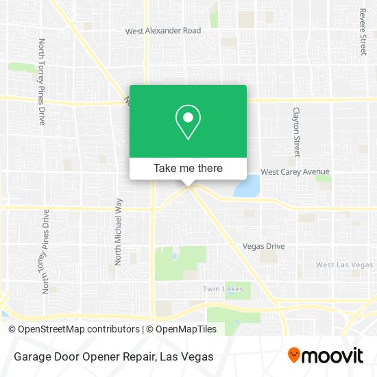 Mapa de Garage Door Opener Repair